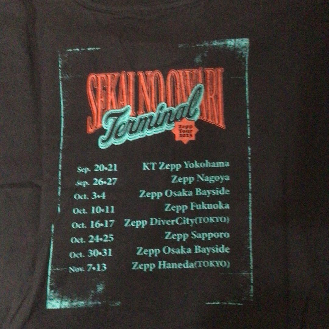 セカオワ TerminalツアーTシャツ XLサイズ - メルカリ