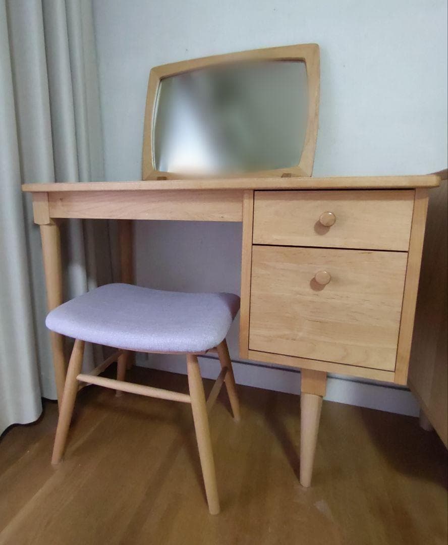 美品】モモナチュラル コモ ドレッサー デスク ※デスクのみ セット販売