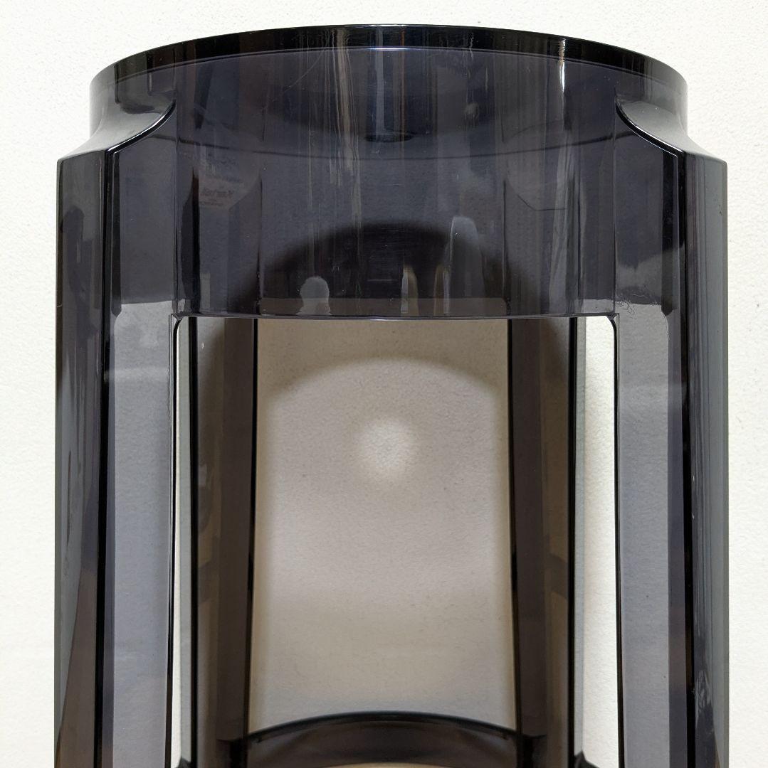 美品 Kartell カルテル チャールズゴースト 65 スモーク スツール