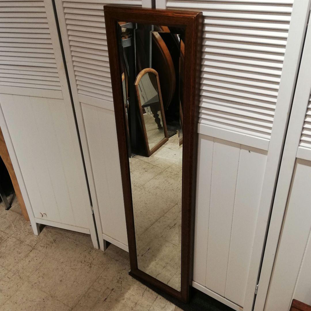 M●希少良品☞秋山木工☜職人堅木 ウォールミラー　姿見