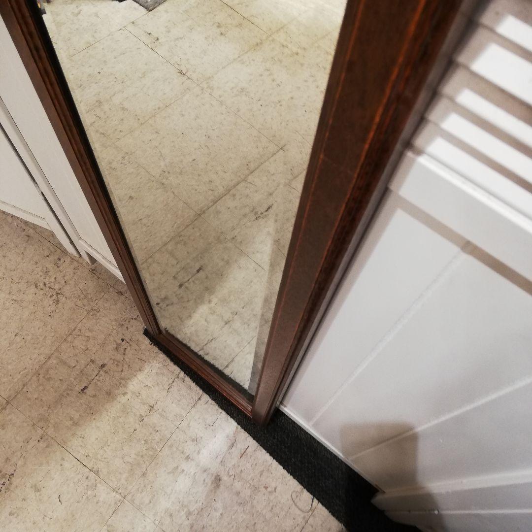 M●希少良品☞秋山木工☜職人堅木 ウォールミラー　姿見