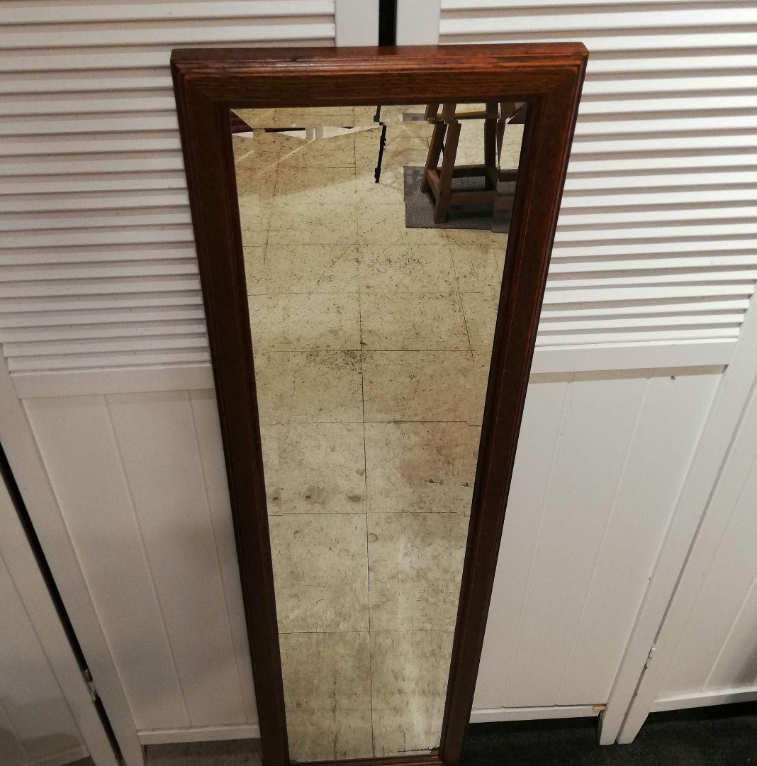 M●希少良品☞秋山木工☜職人堅木 ウォールミラー　姿見