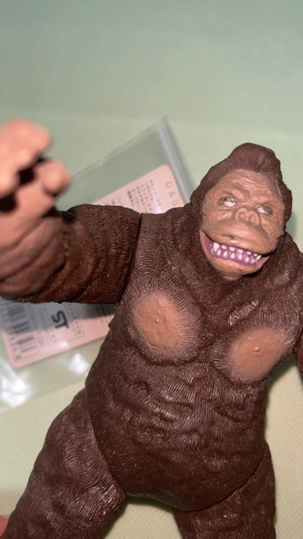 キングコング タグ付 バンダイ キングコング対ゴジラ ソフビ キンゴジ