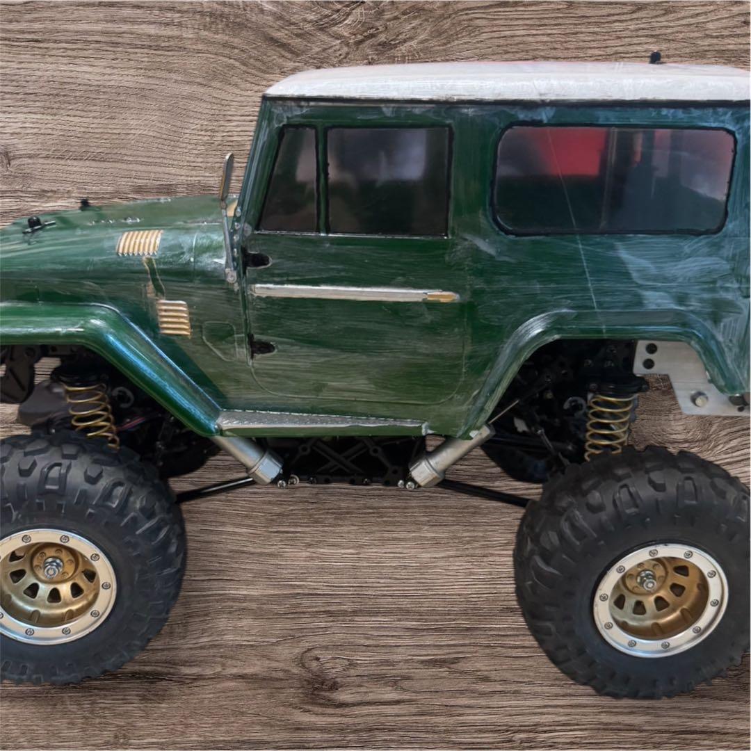 タミヤ　ランドクルーザー40&ハマーH2クリアボディ