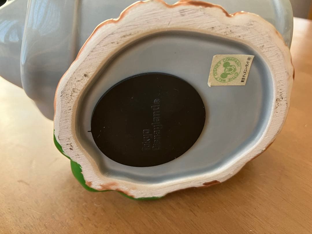 稀少』ディズニーランドトゥーンタウンミニーの家貯金箱陶器レトロ