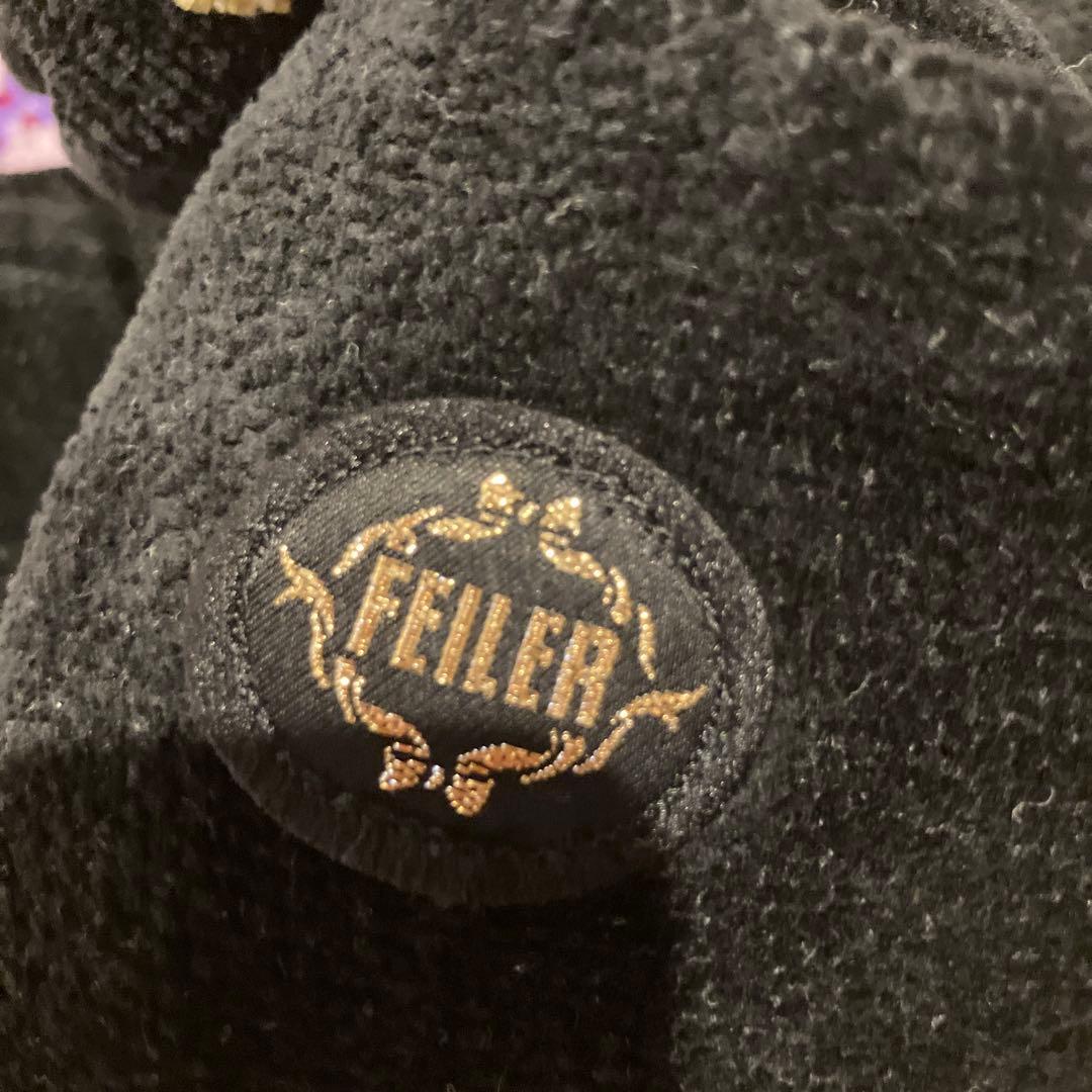 FEILER シェニール織 花柄エプロン