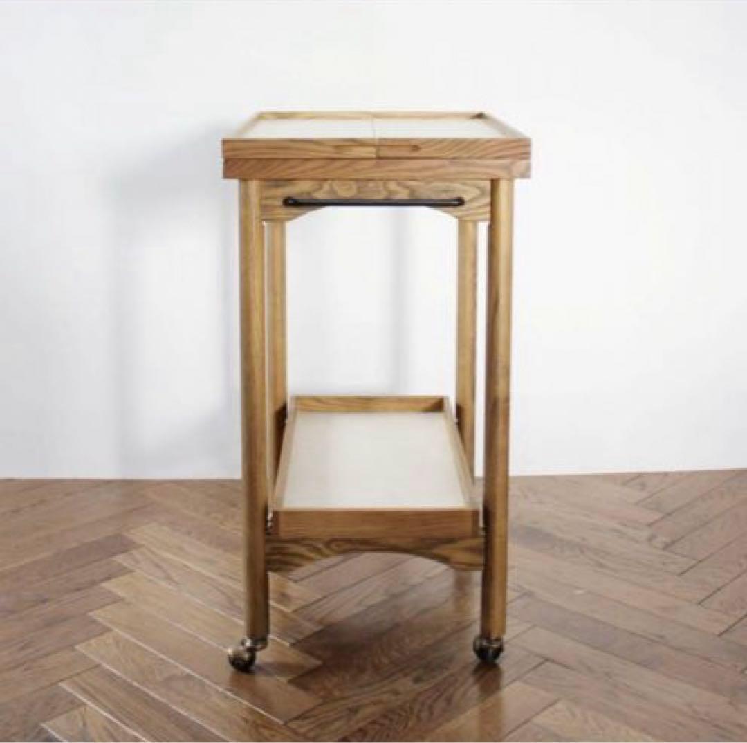 JOURNAL STANDARD キッチンワゴン 木製 2段