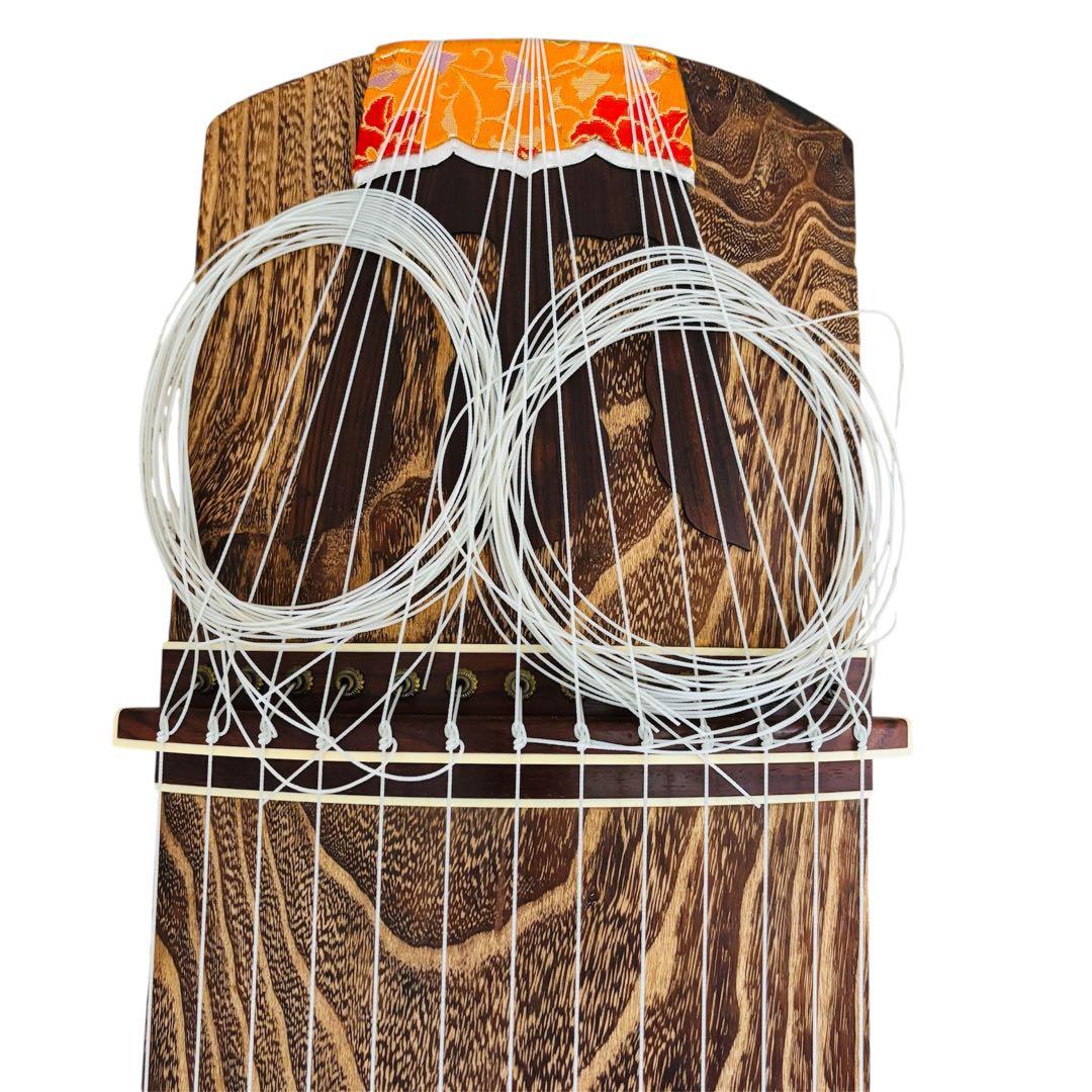 琴 箏 研水 13弦 山田流 並甲 すだれ彫り 蒔絵 全長182cm - メルカリ