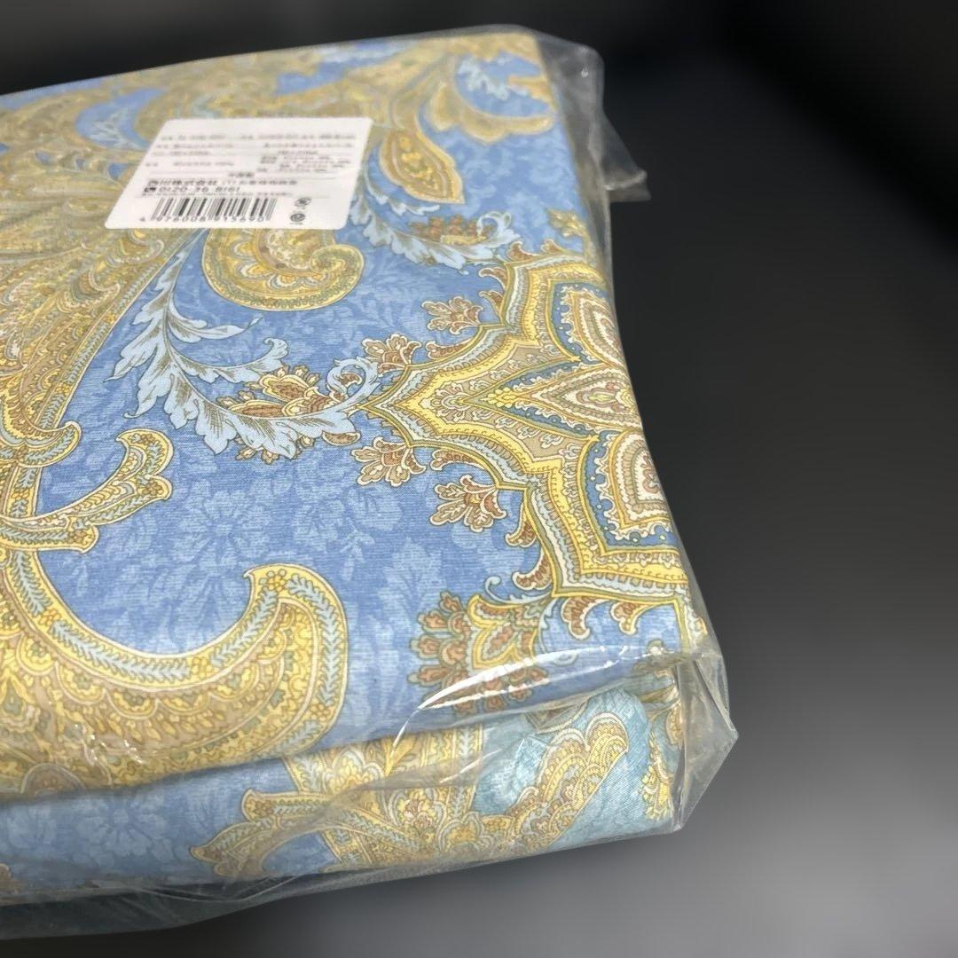 一　新品　掛けふとんカバーSL　あったか掛けふとんカバーSL　ブルー　柄あり