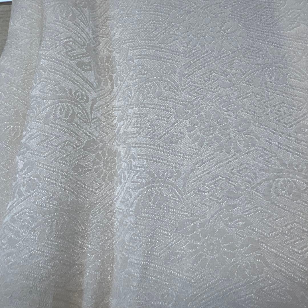 七五三用 白いベスト 赤い花　絞り（49センチ）