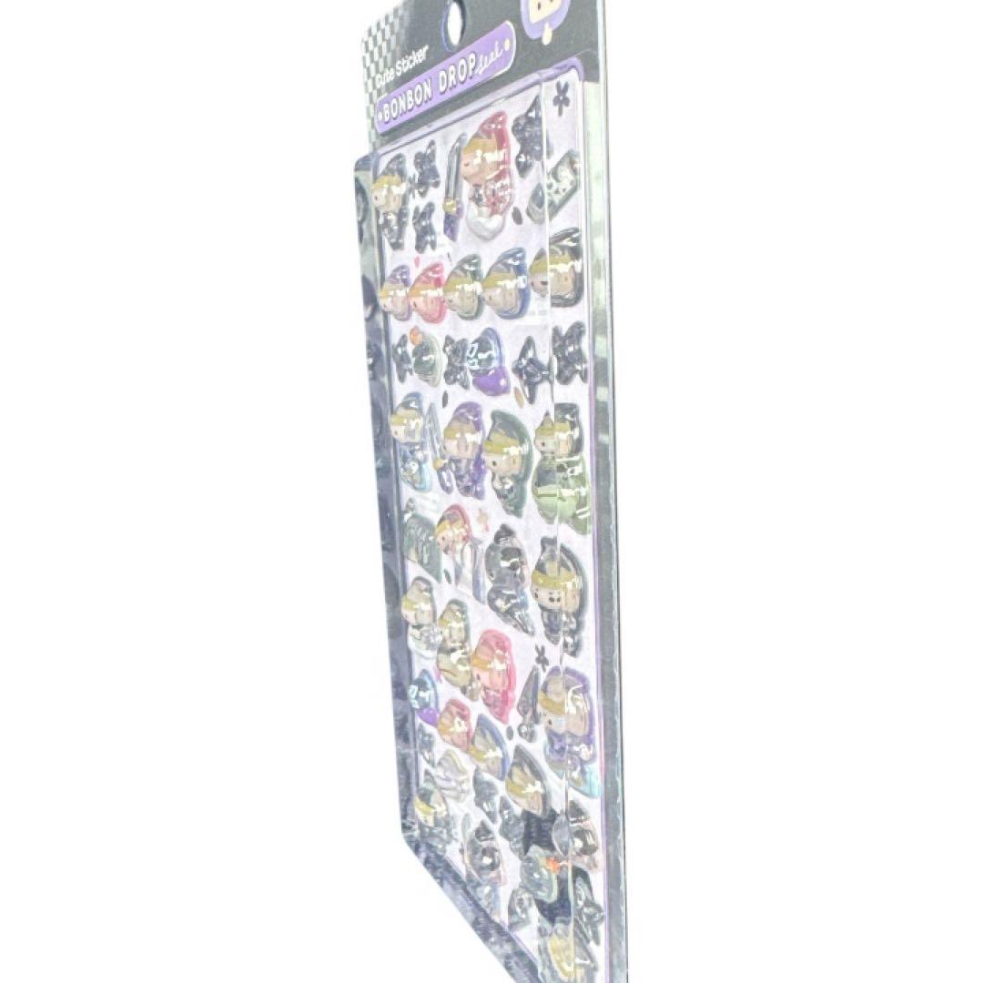 ボンボンドロップ シール 和柄 日本風 可愛い 忍者 舞妓 縁起物 東京