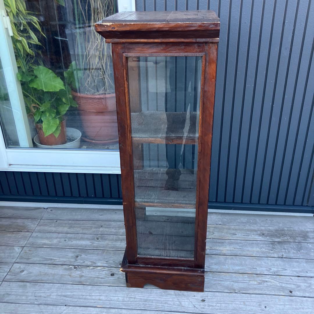 北欧レトロ 無垢材 木製シェルフ 飾り棚 ディスプレイラック カントリー 古家具