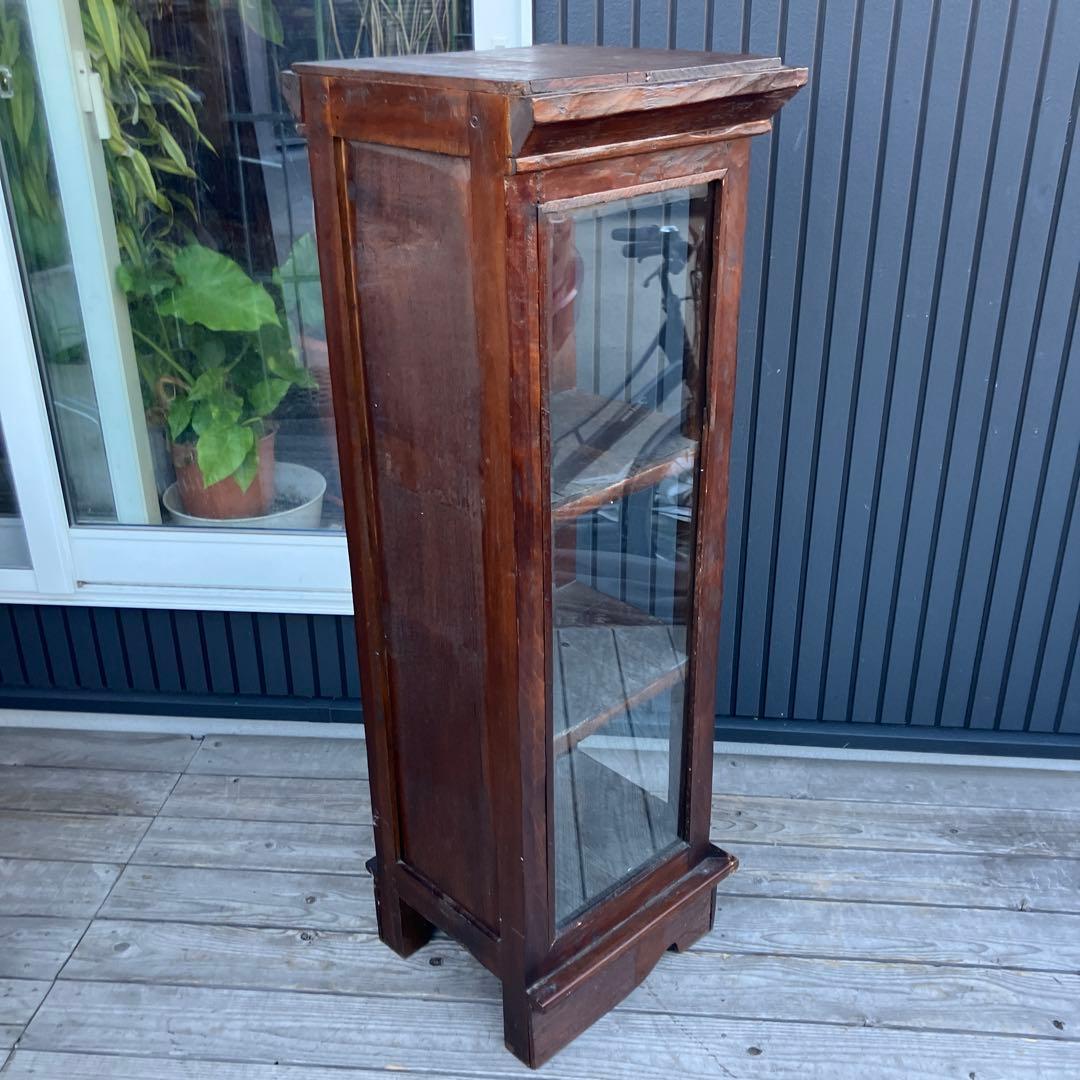 北欧レトロ 無垢材 木製シェルフ 飾り棚 ディスプレイラック カントリー 古家具