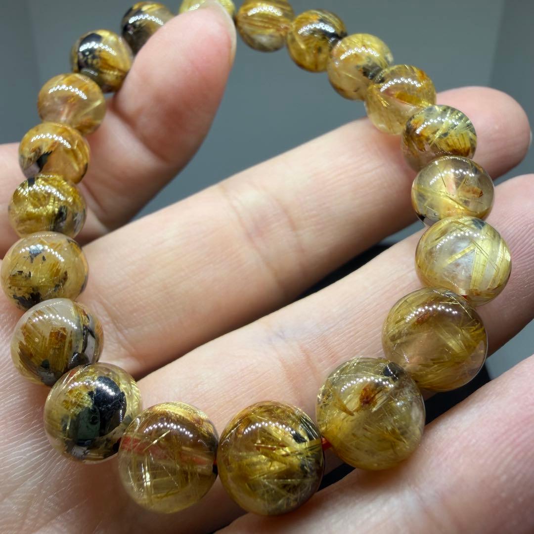 ■ハイクオリティ ゴールド タイチン ルチル クォーツ 078■