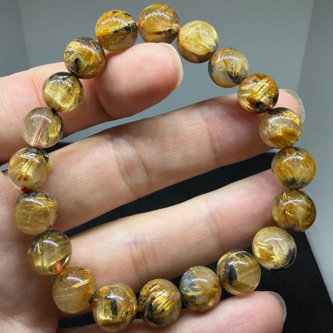 ■ハイクオリティ ゴールド タイチン ルチル クォーツ 078■