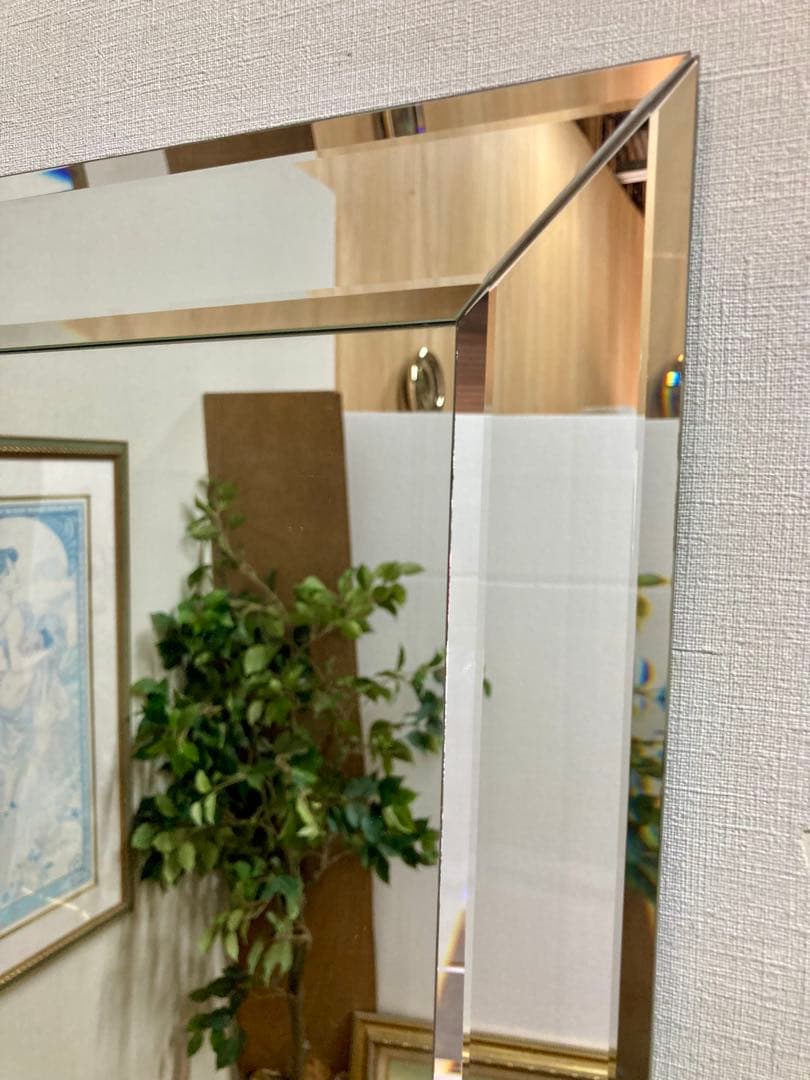 管184☆ウォームミラー☆ミラー・フレーム・ミラー☆壁掛け鏡