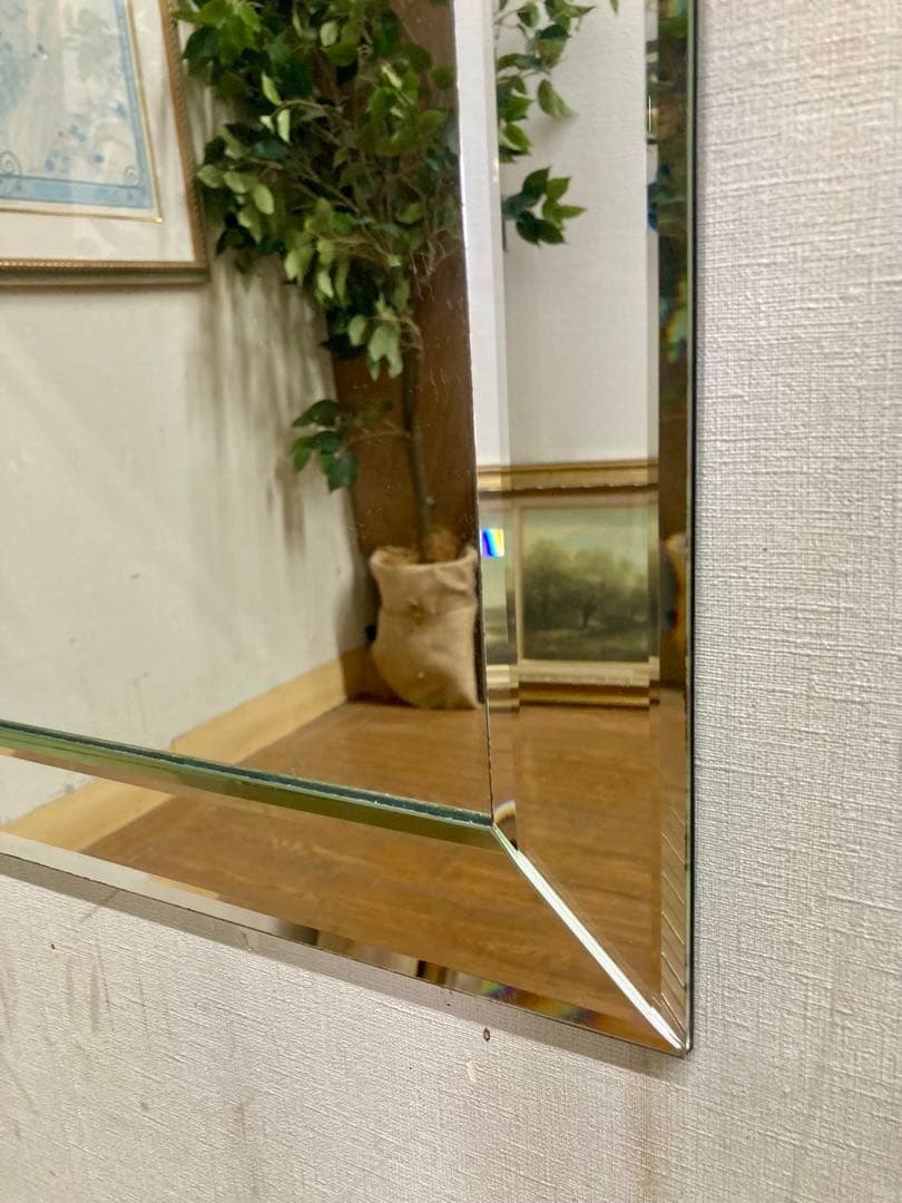 管184☆ウォームミラー☆ミラー・フレーム・ミラー☆壁掛け鏡