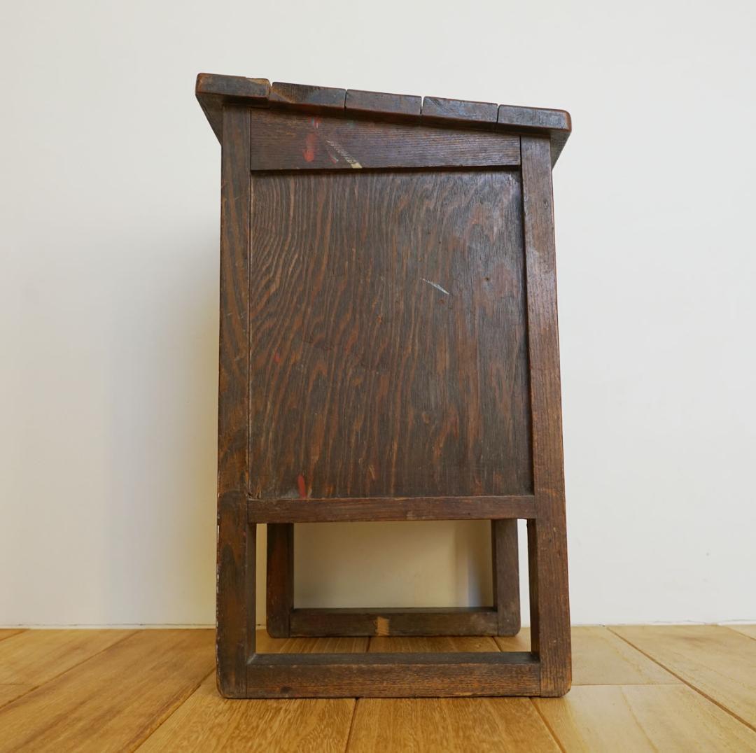 【アンティークタミゼ】オランダ　戦前アンティーク　小さめ　棚　キャビネット