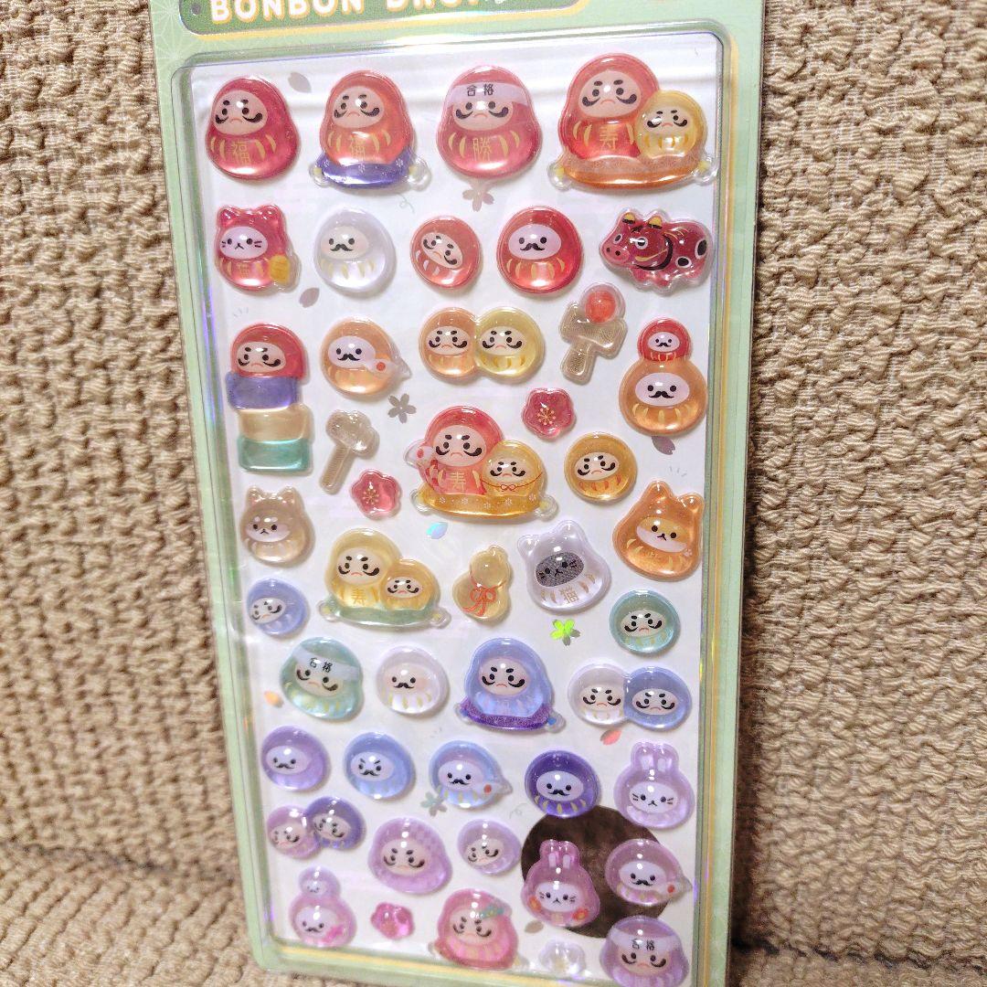 ボンボンドロップシール 和柄 だるま 正規品 新作 - メルカリ