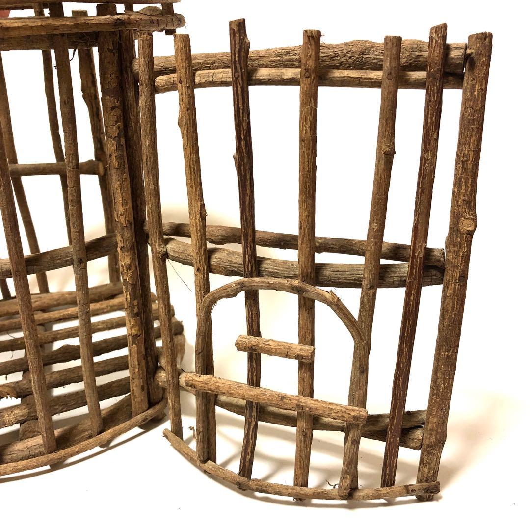 ■インテリア・オブジェ■木製　とりかご・鳥籠■木工芸・かわいい