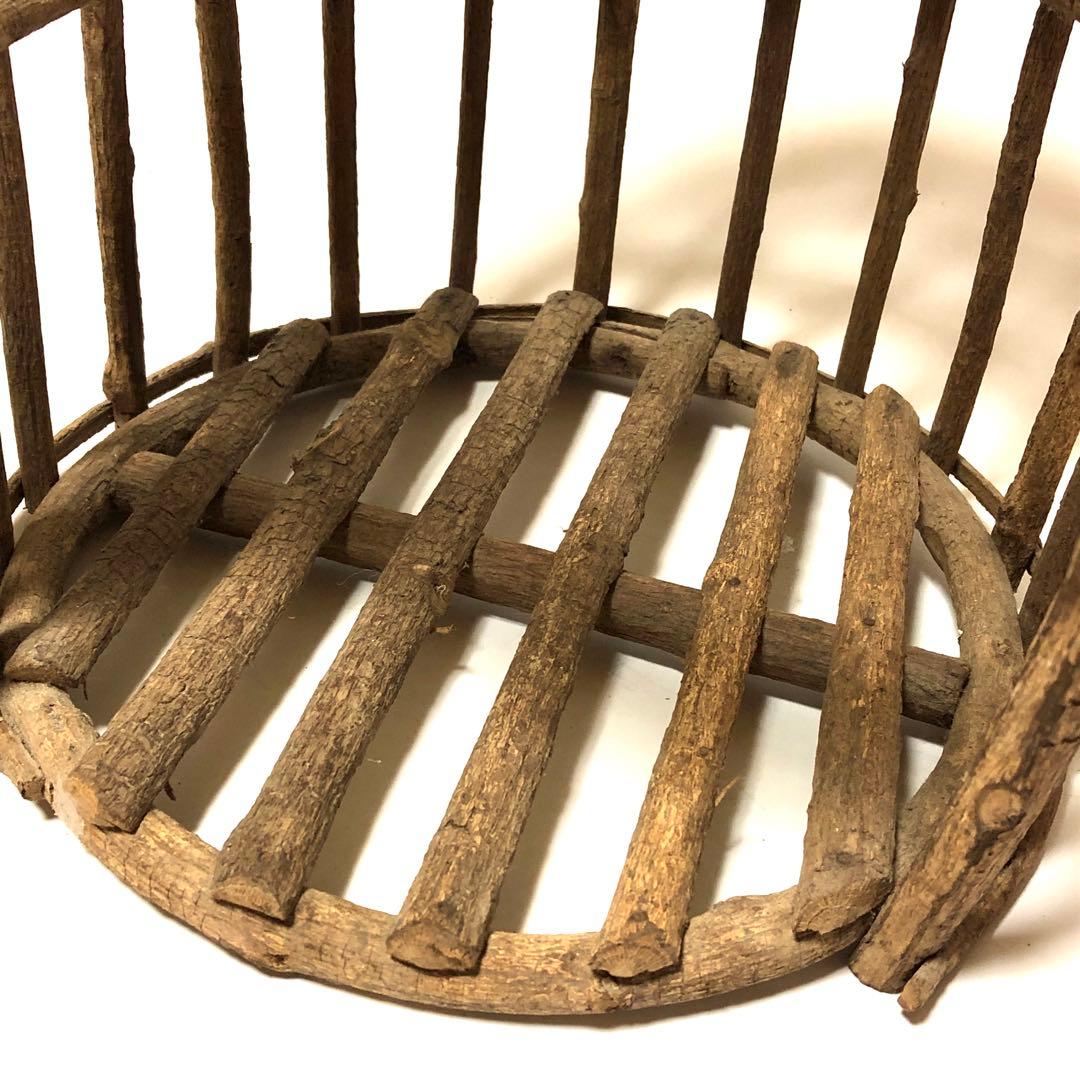 ■インテリア・オブジェ■木製　とりかご・鳥籠■木工芸・かわいい