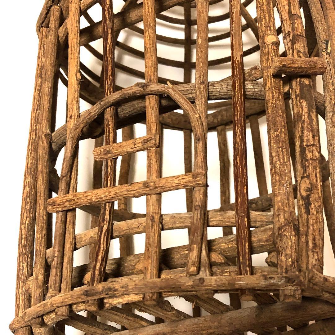 ■インテリア・オブジェ■木製　とりかご・鳥籠■木工芸・かわいい