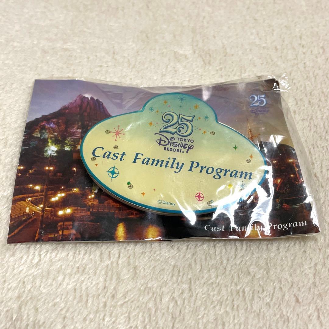 Disney ディズニー 25周年 ネームタグ キャストファミリープログラム