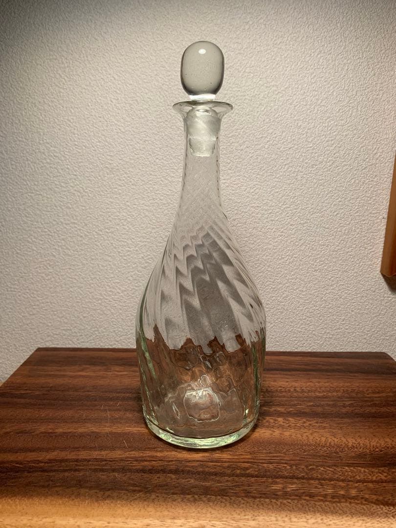 倉敷ガラス 小谷眞三 栓付きモール瓶 民藝 横山秀樹