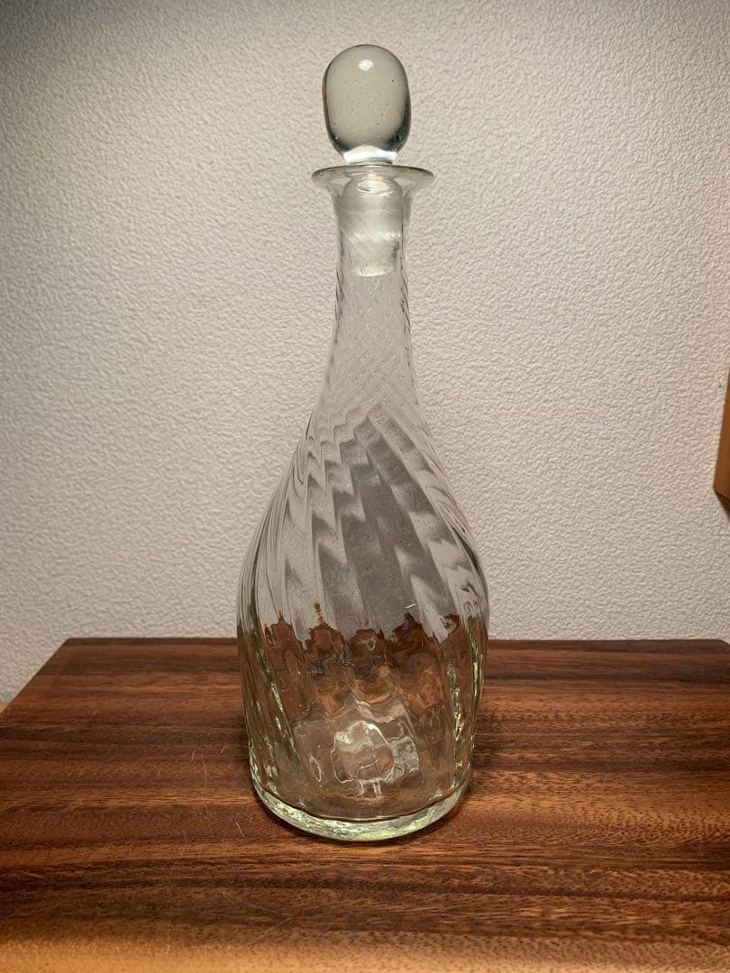 倉敷ガラス 小谷眞三 栓付きモール瓶 民藝 横山秀樹