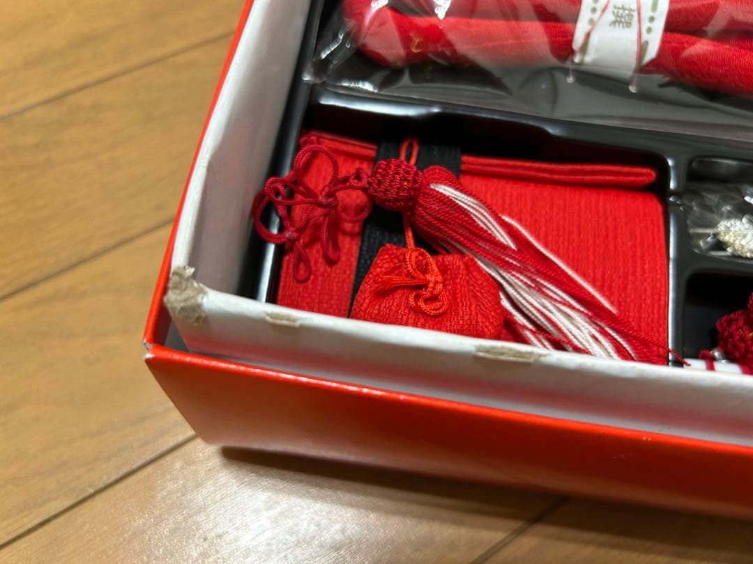 七五三 帯　7点セット 花柄 金色