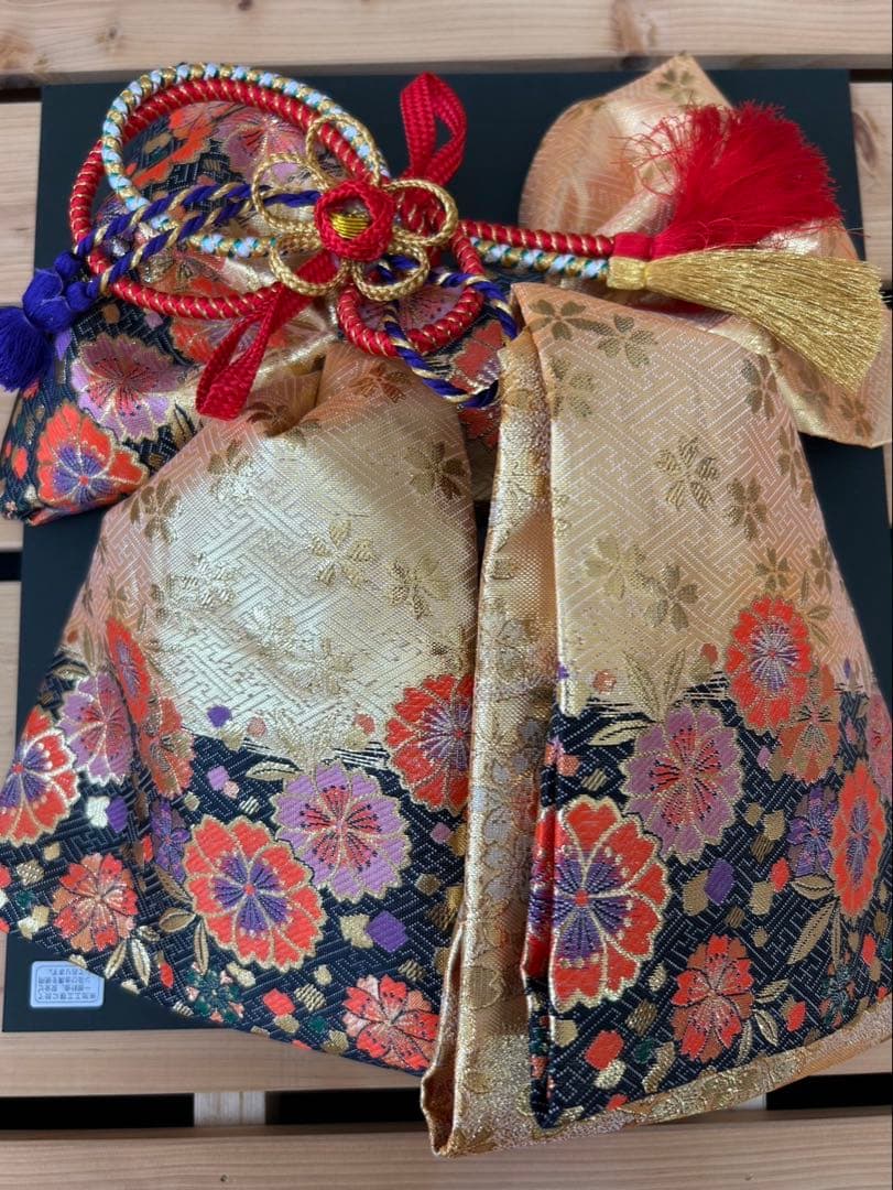 七五三 帯　7点セット 花柄 金色