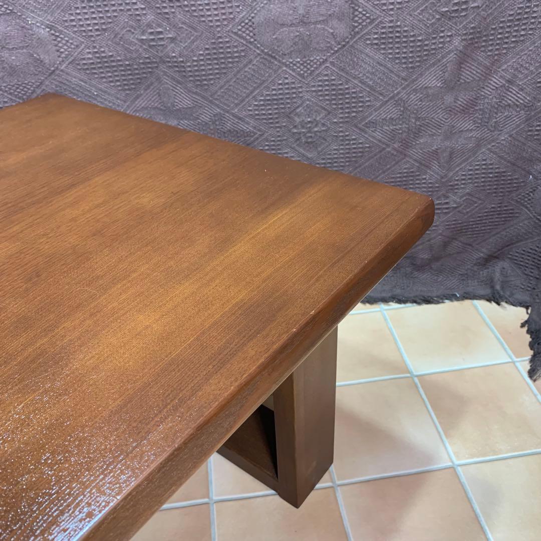 【自然耳付き】無垢材 ローテーブル コーヒーテーブル モダン 男前インテリア