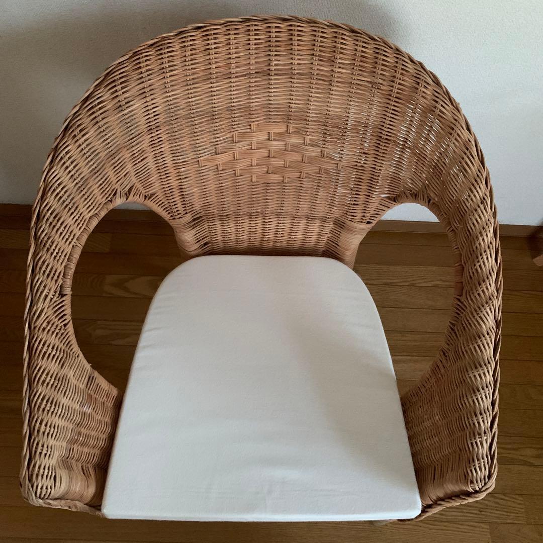 「IKEA」　イケア　AGEN アーゲン　チェア　籐/竹