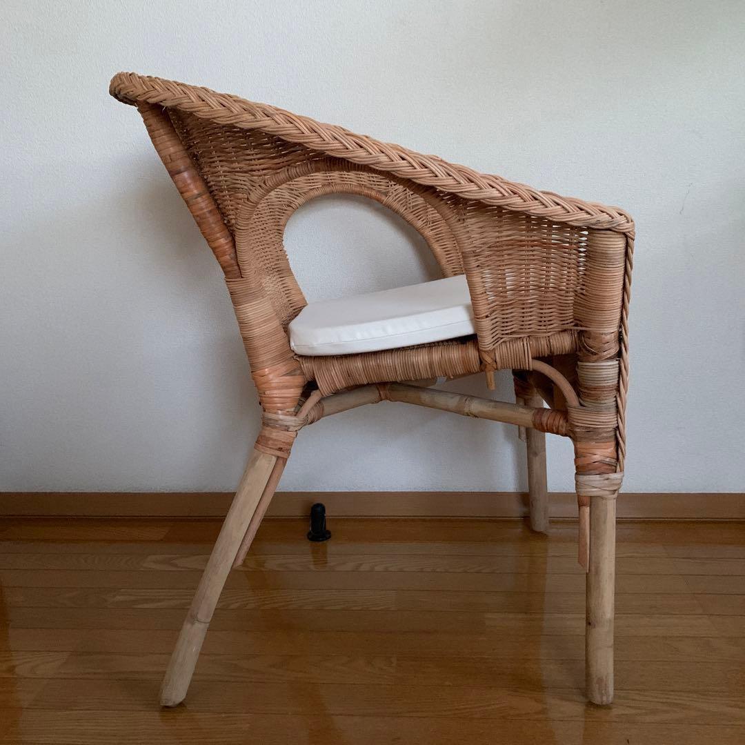 「IKEA」　イケア　AGEN アーゲン　チェア　籐/竹