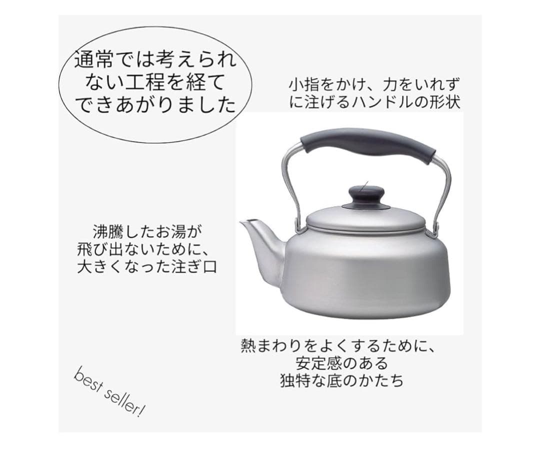 柳宗理(Yanagi Sori) ステンレスケトル