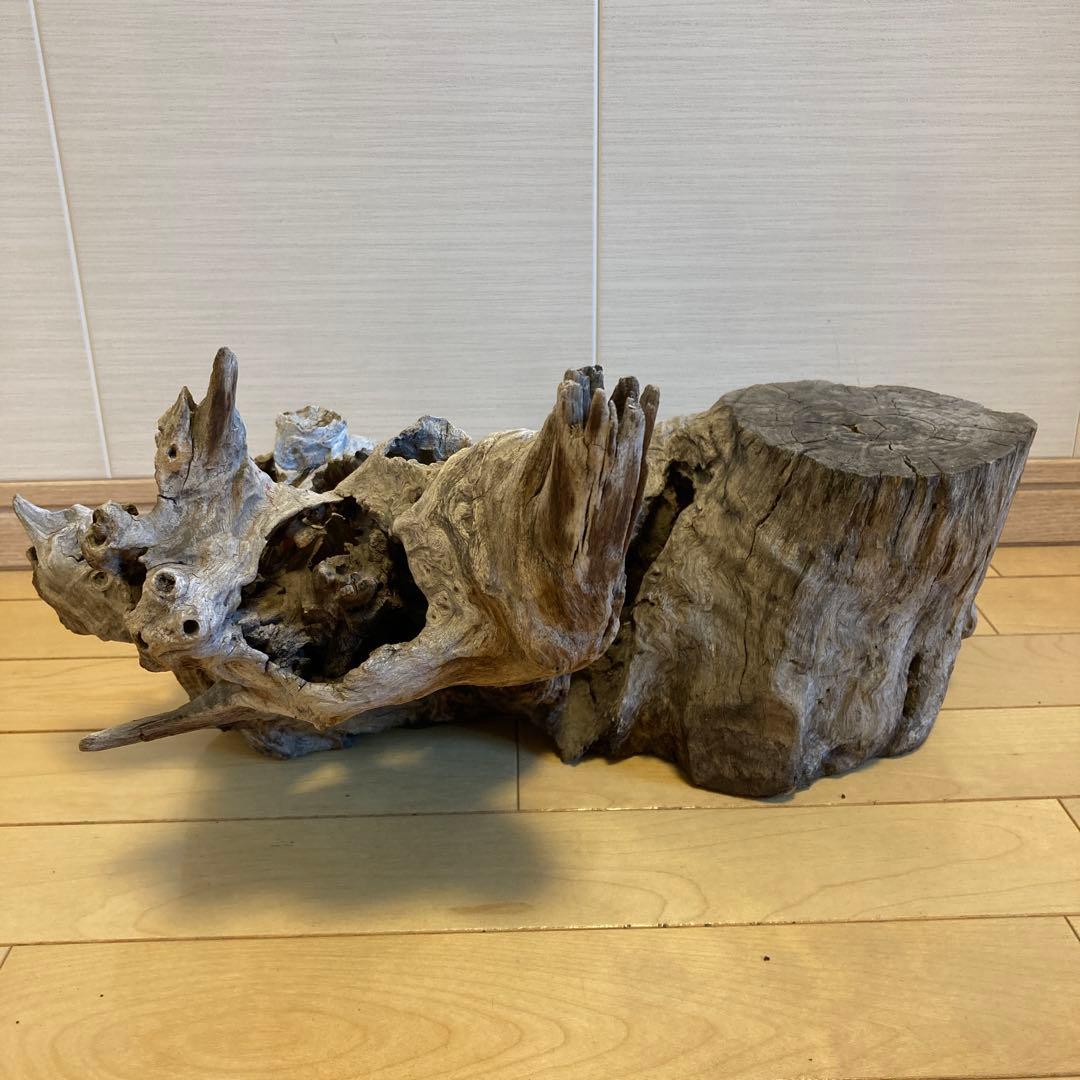 花台　木製花台　流木　古木　盆栽台　生花　天然木　多肉植物　寄植え　切り株　置物
