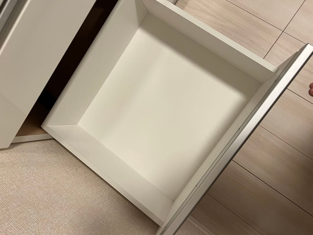 [幅90cm] キッチンボード レジューム90AG-S WH/90QH-R WH