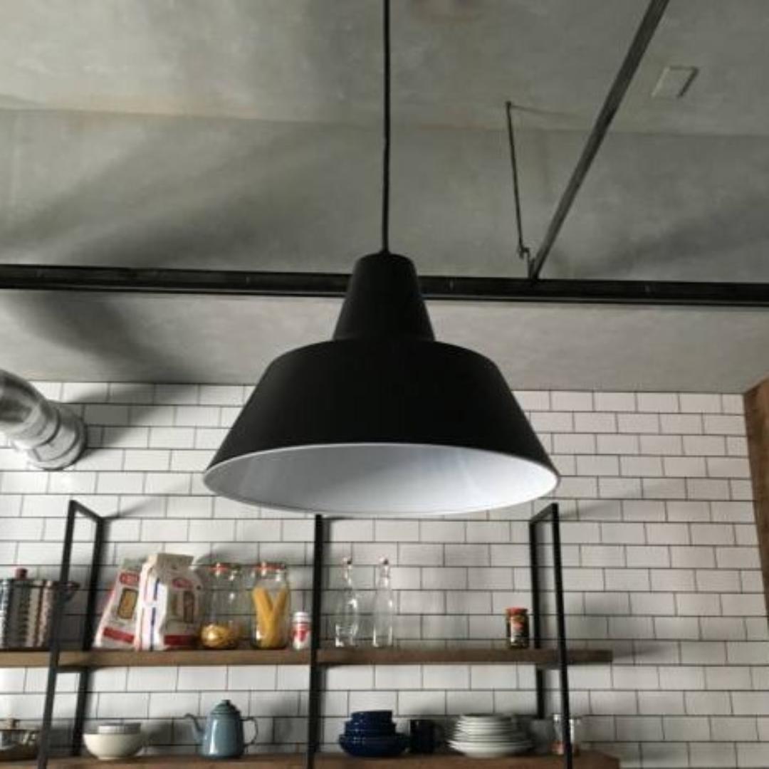 ヴェデル・マッドソン ワークショップランプ ライト ランプ 照明 黒 L