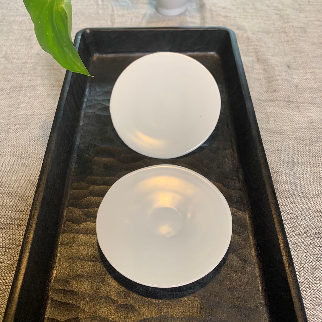 黒田泰蔵 白磁 小皿 銘々皿 希少 美品 プレート オブジェ