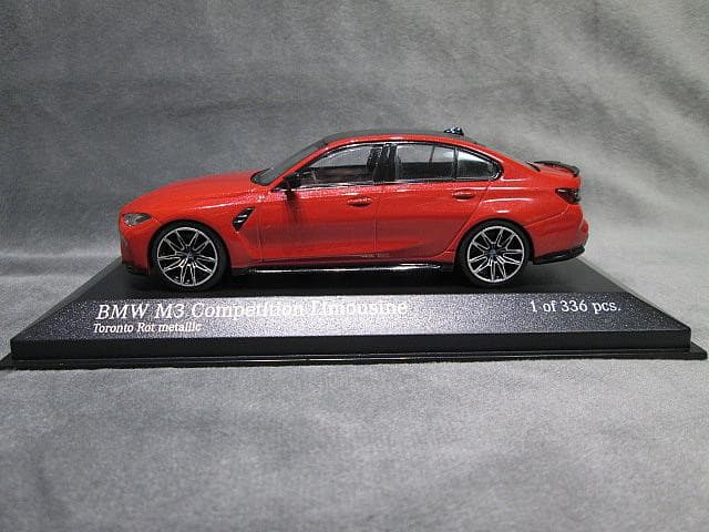 1/43 BMW M3 Conpetition 2020 Red ミニチャンプス - メルカリ