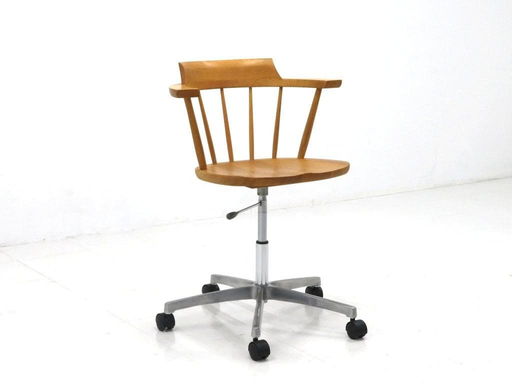 展示品 飛騨家具 柏木工 オーク材 デスクチェア ウインザーチェア 北欧