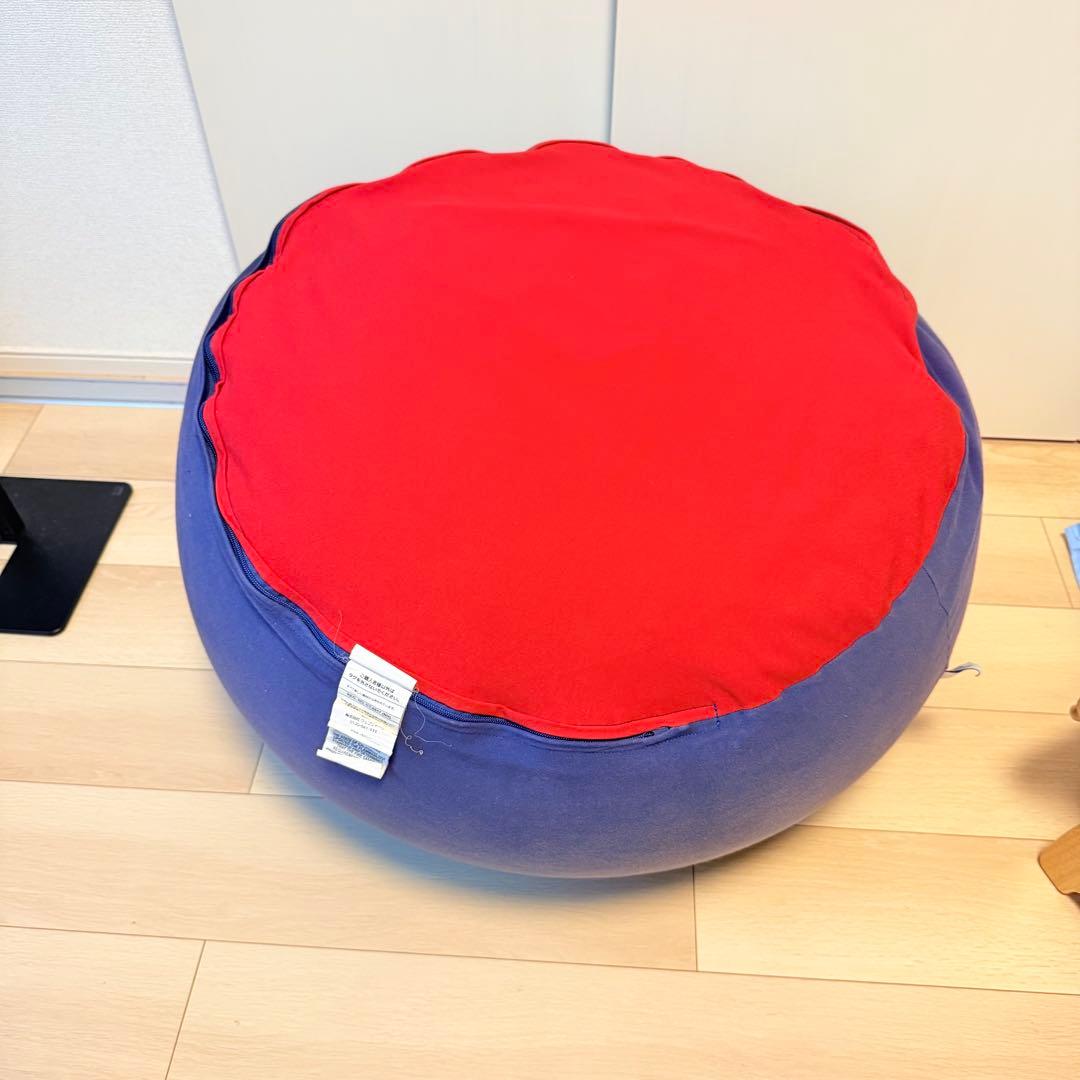 お早めに‼️1個のみ‼️Yogibo Bubbleレッド／ネイビーブルー 送料込