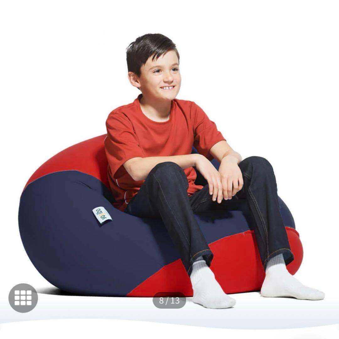 お早めに‼️1個のみ‼️Yogibo Bubbleレッド／ネイビーブルー 送料込