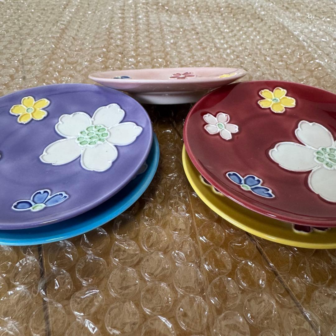 昇峰 京焼 清水焼 交趾 いっちん 皿 小皿セット - メルカリ