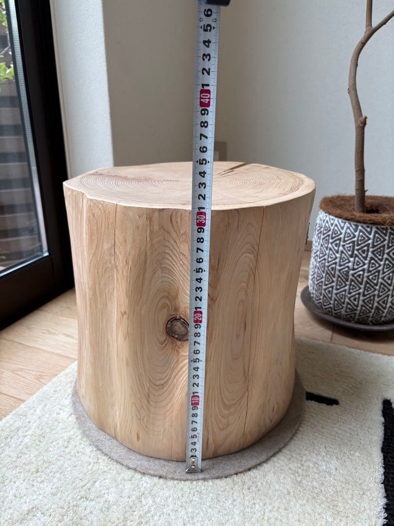 Cul de Sac カルデサック 青森ヒバ スツール 丸太