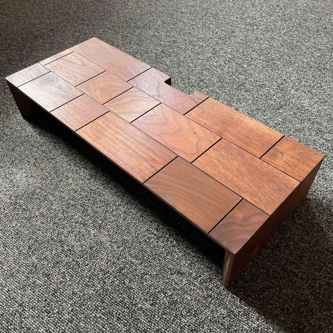 たけ ウォールナット　モニター台