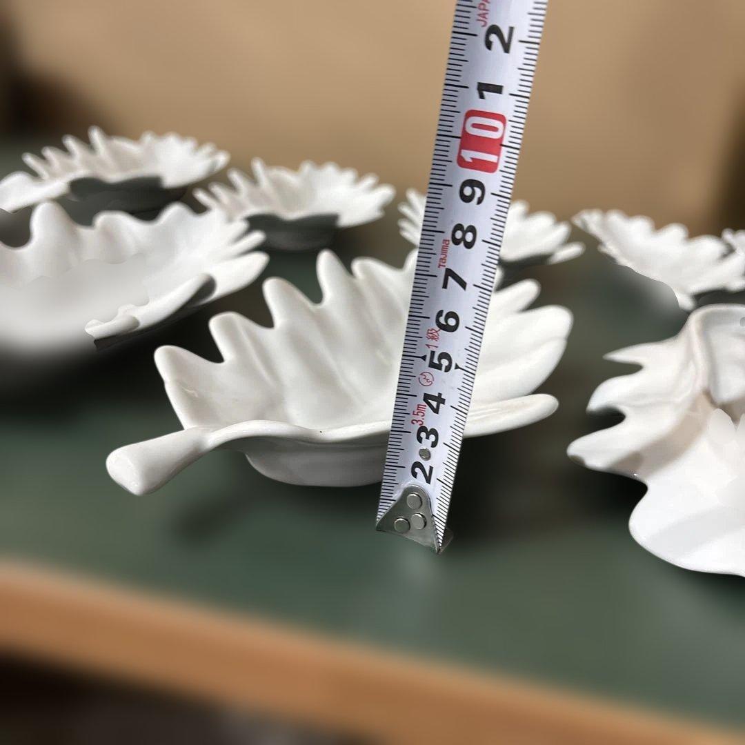 10枚セット アピルコ リーフ皿 白皿 APILCO フランス製 - メルカリ