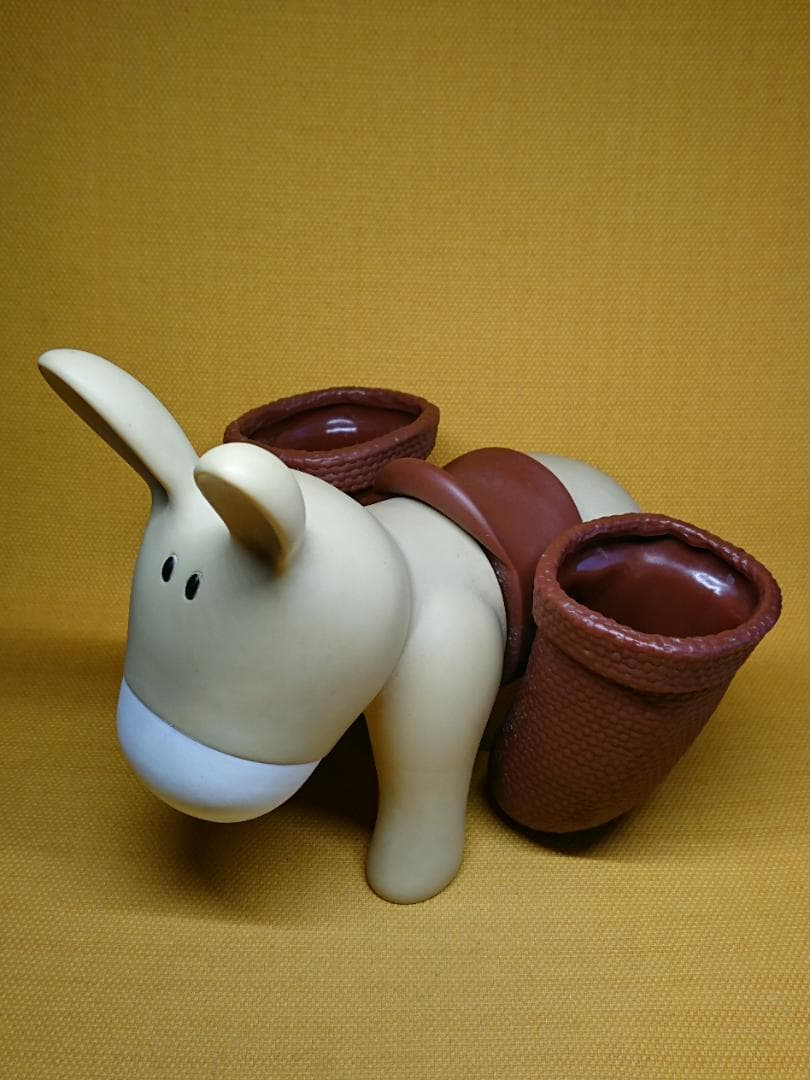 ロバ　小物入れ　プラスチック　置物　インテリア　工芸品　美術品　A3268