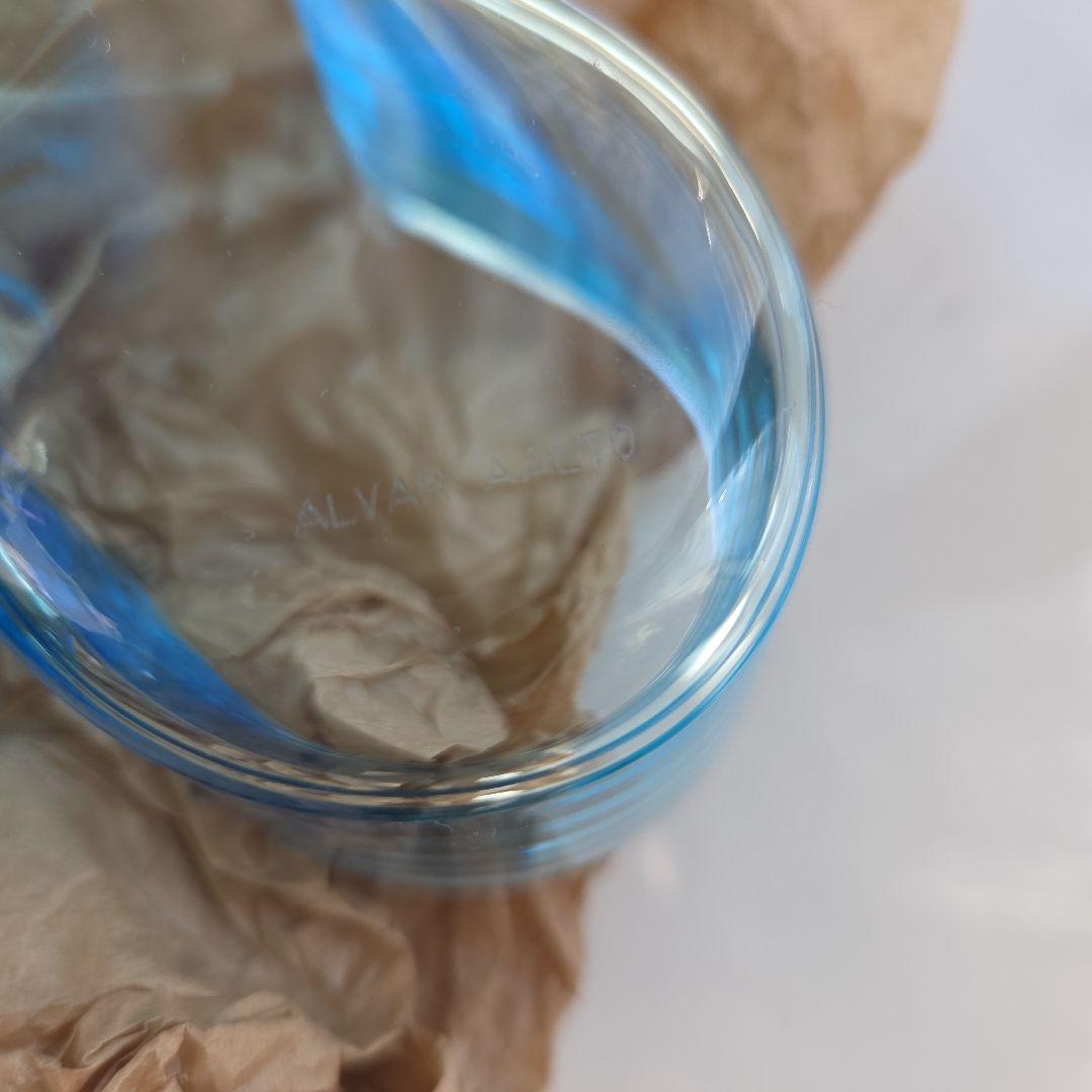 イッタラ　ラグーンブルー　アアルトボウル　50mm × 195mm