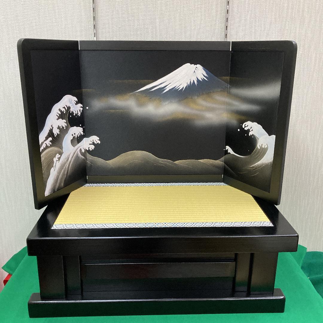 E38 高級桐　台巾70㎝位　五月人形鎧兜台　5月台屏風　五月兜　五月初節句